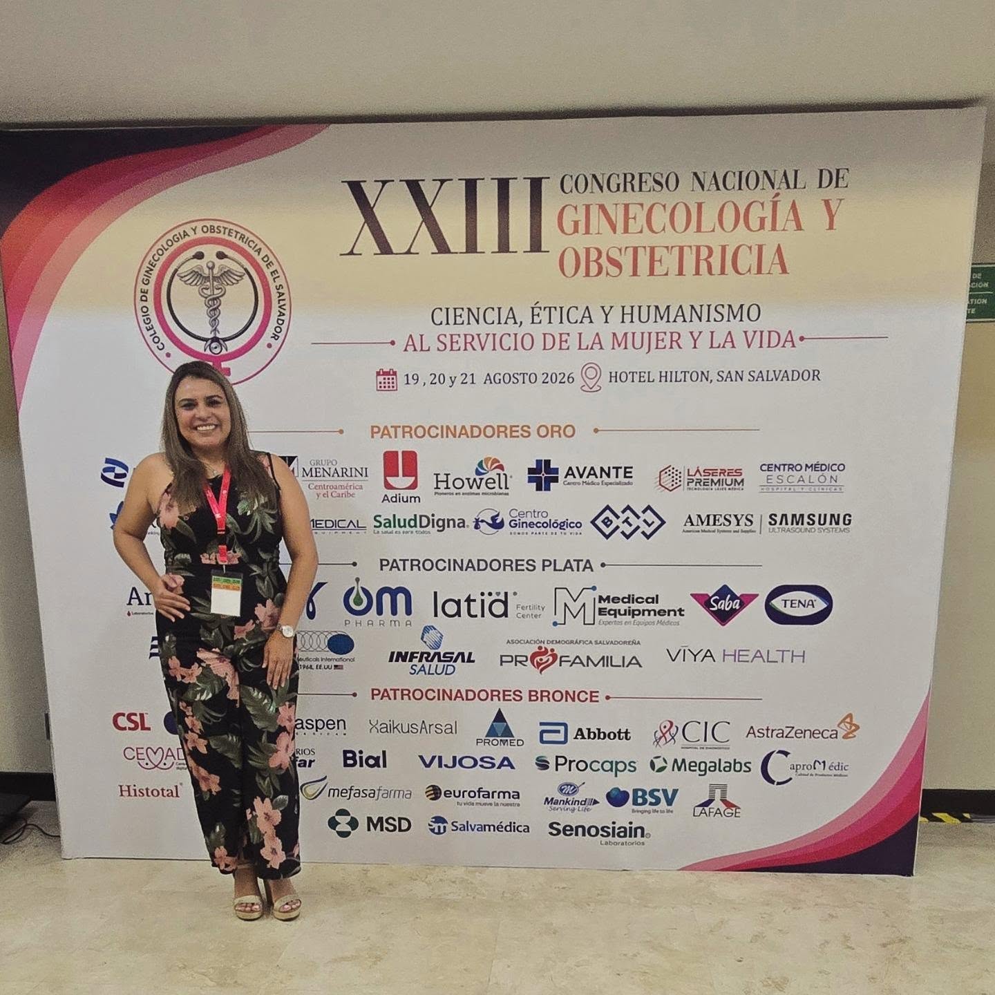 Dra. Sandra Abrego en el XXIII Congreso Nacional de Ginecología y Obstetricia